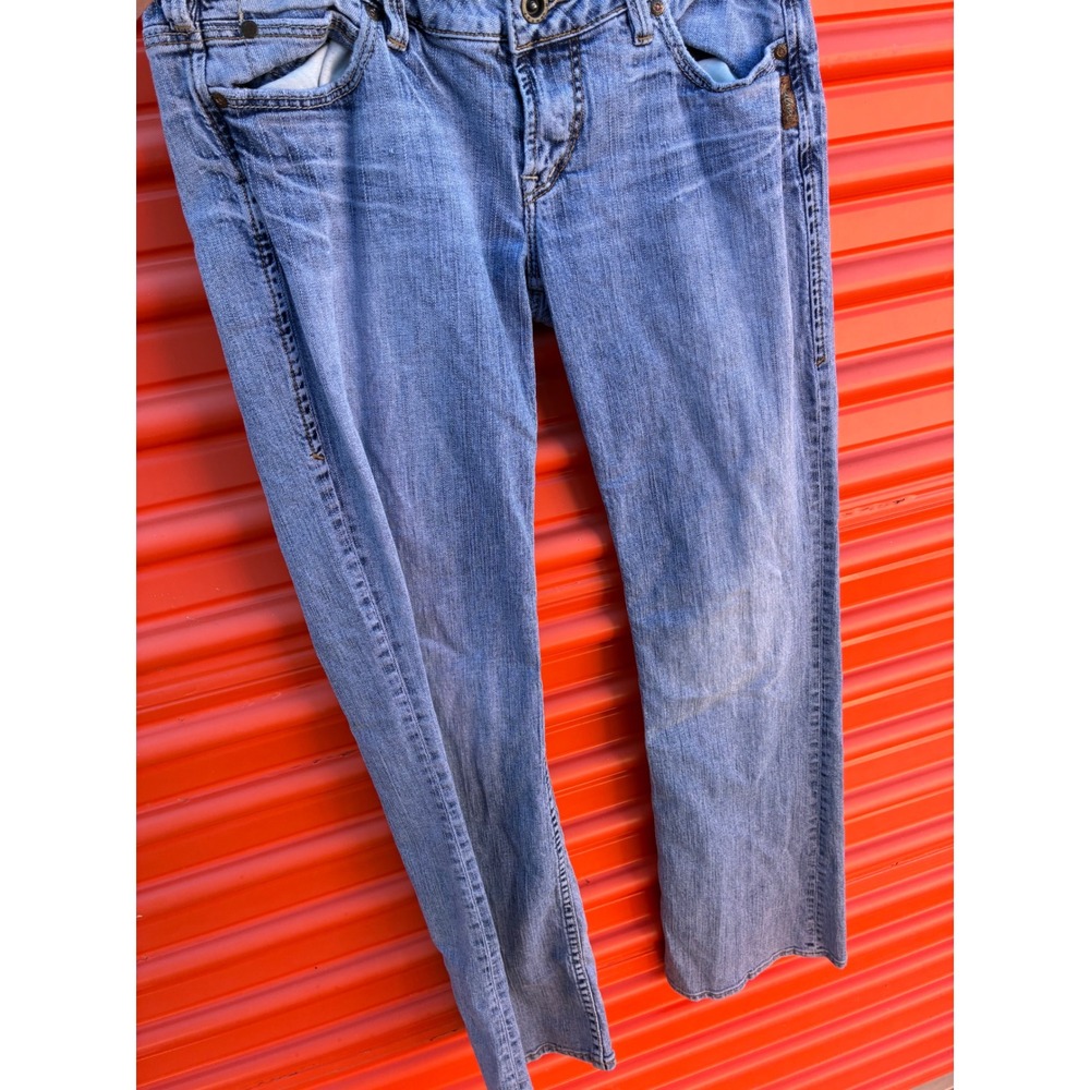 Levi Strauss 501 Original Fit Blue Jeans Mens W38 L34 Medium Wash Straight Leg